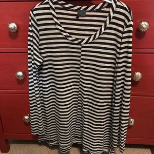 Anthropologie-Striped Tunic